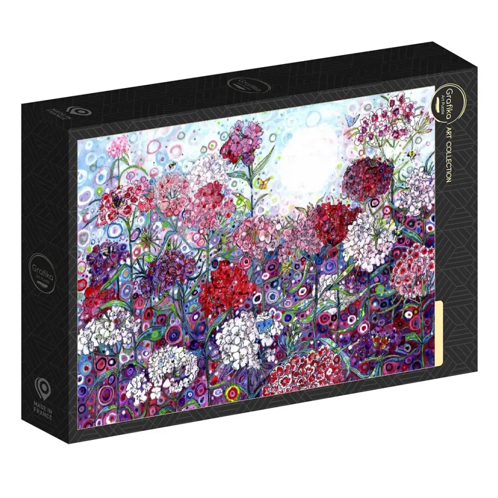 Puzzle Sally Rich: Sweet William com borboletas