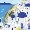 Puzzle Santorini