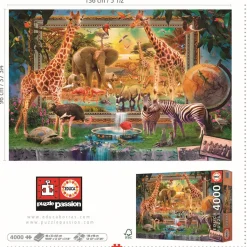 Puzzle Savana ganhando vida