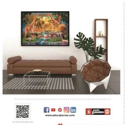 Puzzle Savana ganhando vida