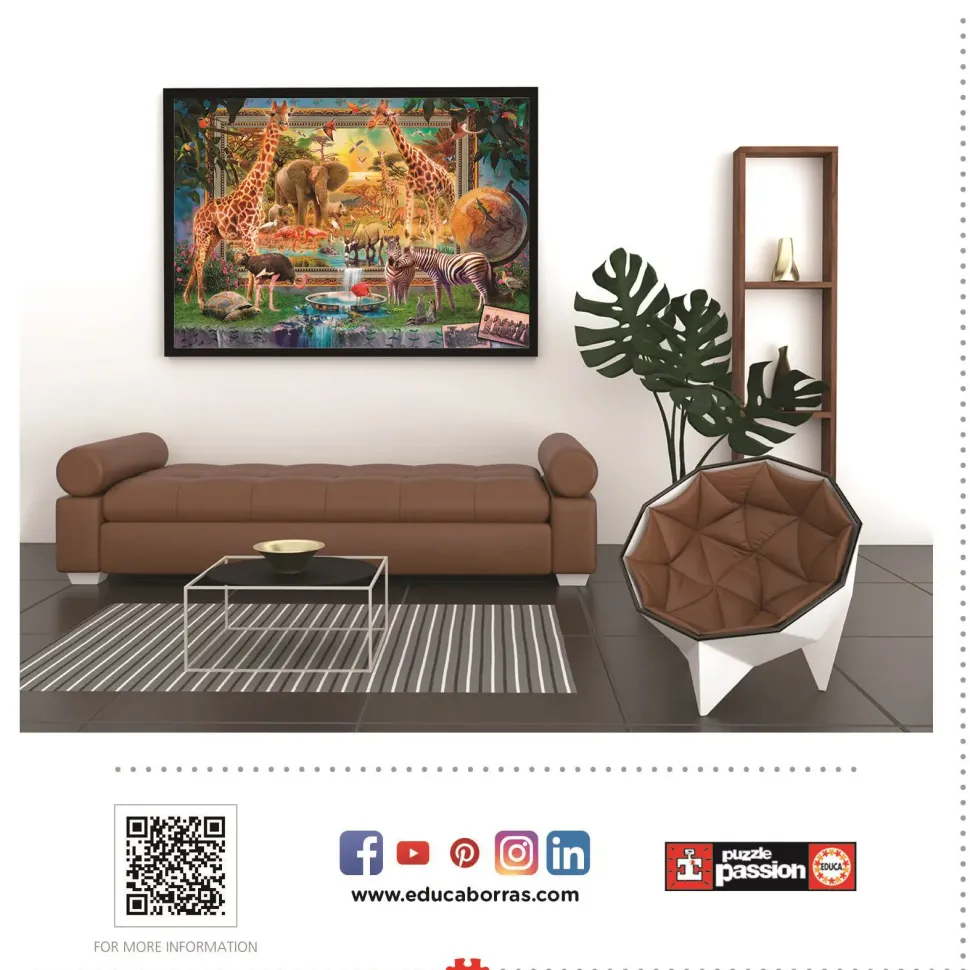 Puzzle Savana ganhando vida