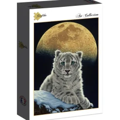 Puzzle Schim Schimmel: leopardo lunar