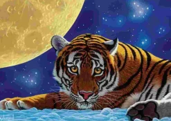 Puzzle Schim Schimmel: Moon Tiger