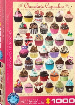 Puzzle Schokoladen-Cupcakes