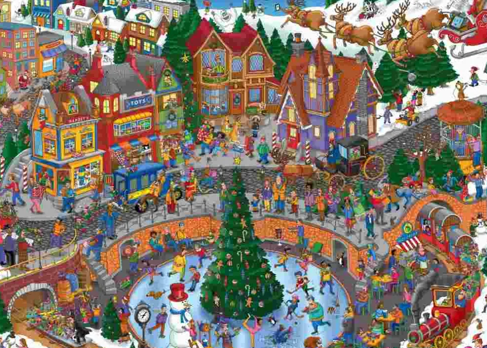 Puzzle Skelton: Férias no Natal