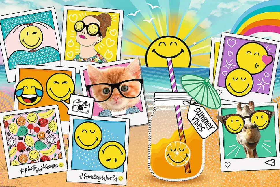 Puzzle Sorridente de férias