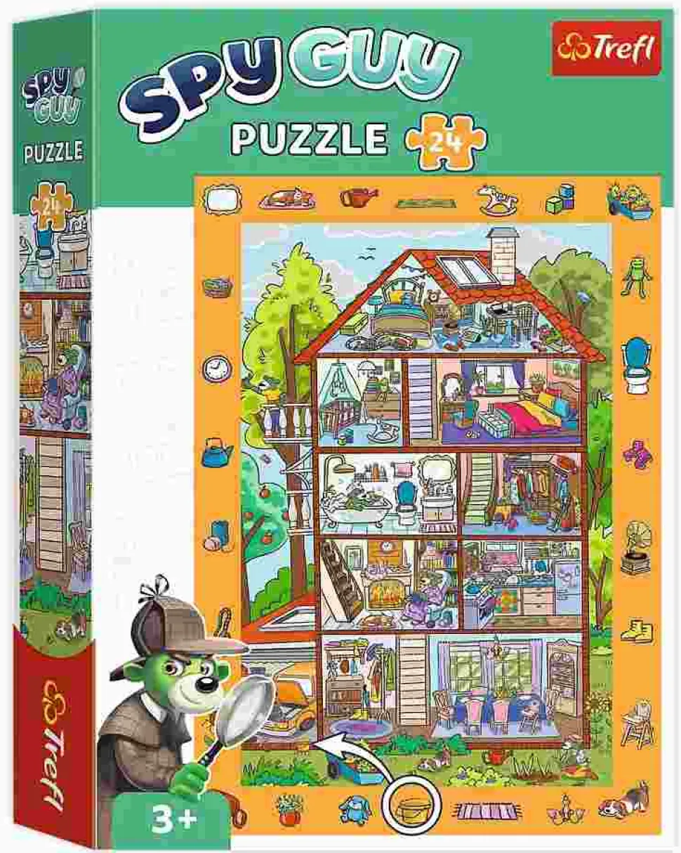 Puzzle Spy Guy: Na casa