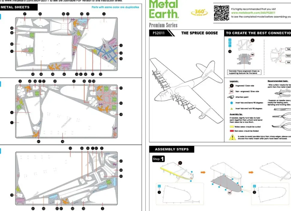 Puzzle Série Premium: Letoun Spruce Goose