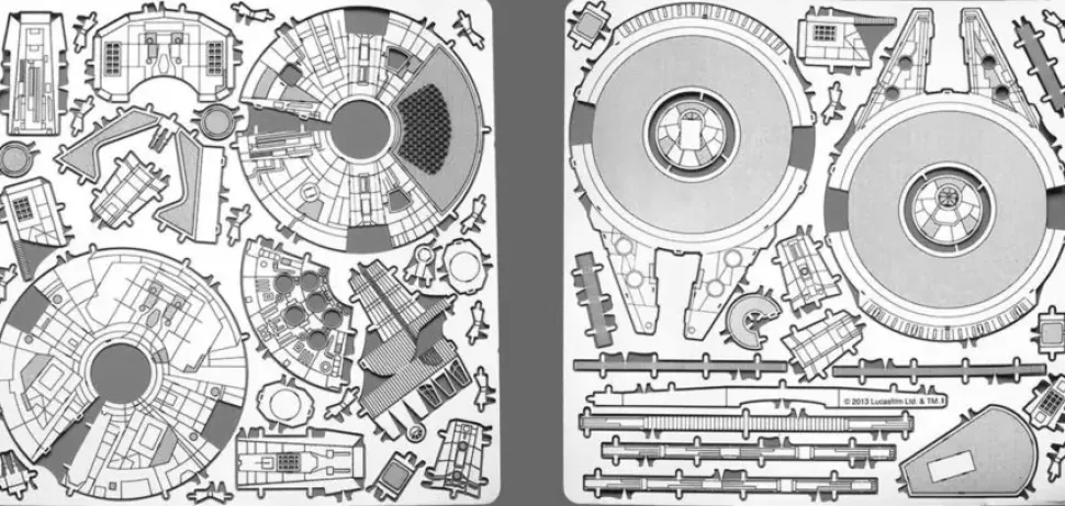 Puzzle Star Wars: Millenium Falcon 3D