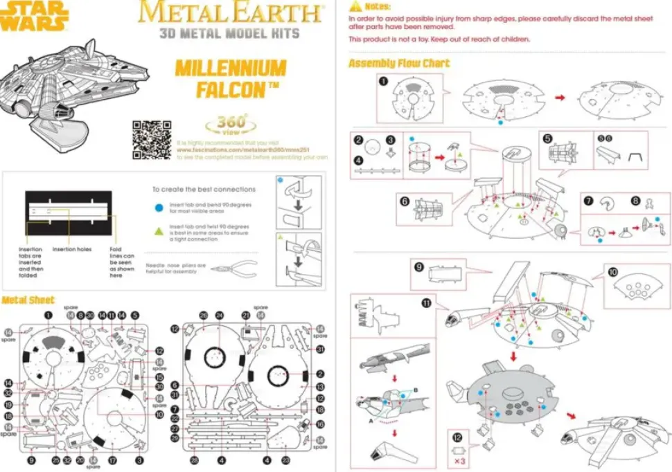 Puzzle Star Wars: Millenium Falcon 3D