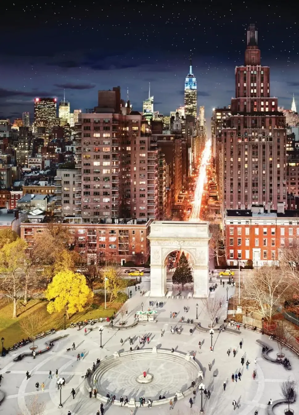 Puzzle Stephen Wilkes: Do dia para a noite Washington Square Park