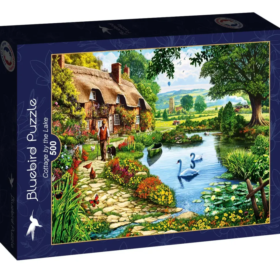 Puzzle Steve Crisp: casa de campo à beira do lago