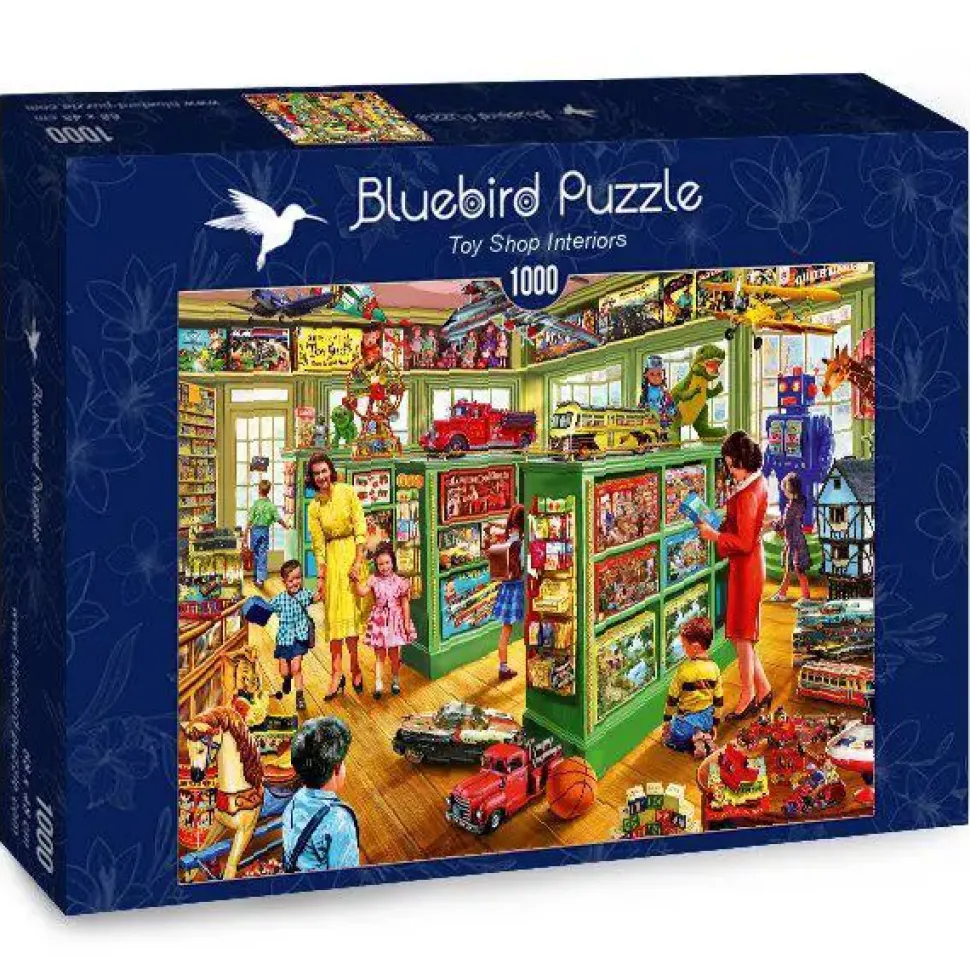 Puzzle Steve Crisp: interiores de lojas de brinquedos