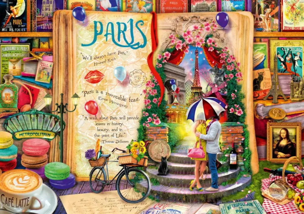 Puzzle Stewart: A vida é um livro aberto Paris