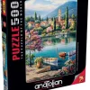 Puzzle Sung Kim: Tarde do lago da aldeia