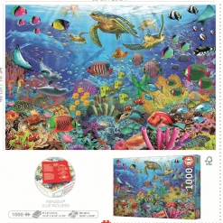 Puzzle Tartarugas Fantasia Tropical