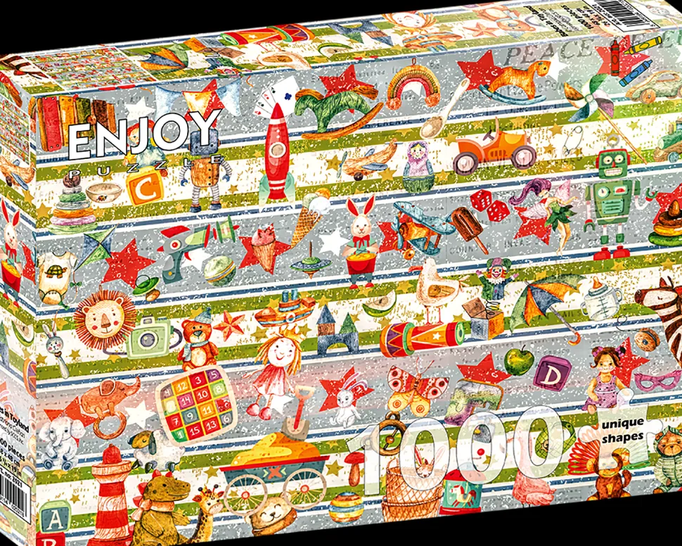 Puzzle Terra dos brinquedos