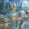 Puzzle Thomas Kinkade: A noite silenciosa do Pai Natal