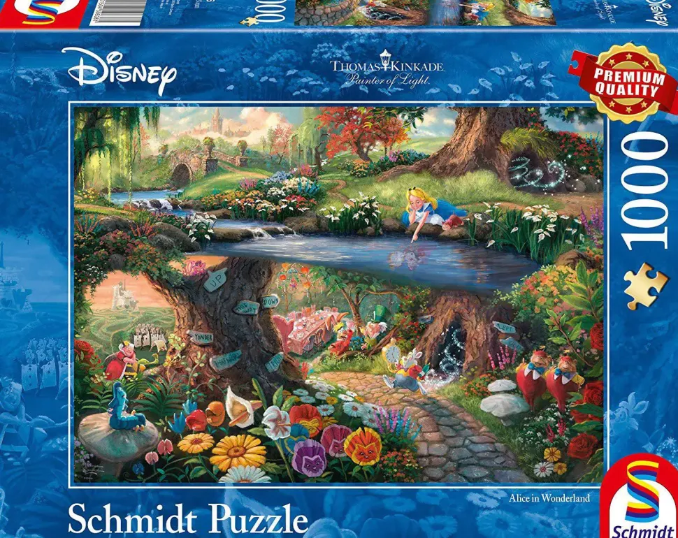 Puzzle Thomas Kinkade: Alice no país das maravilhas