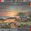 Puzzle Thomas Kinkade: casa de campo à beira-mar