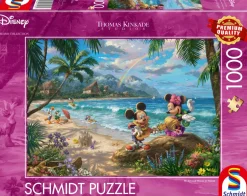 Puzzle Thomas Kinkade: Disney: Minnie e Mickey no Havaí