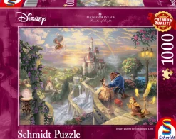 Puzzle Thomas Kinkade: Disney: A Bela e a Fera se Apaixonando