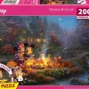 Puzzle Thomas Kinkade: Fogueira de Mickey e Minnie Queridos