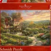 Puzzle Thomas Kinkade: nas vinhas
