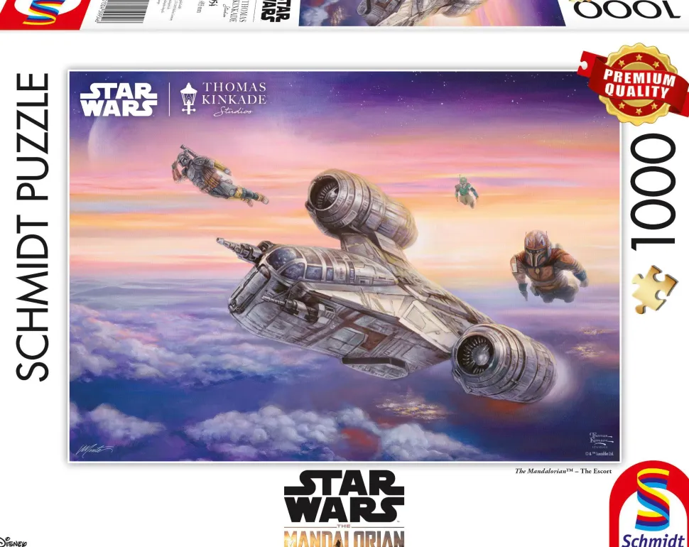 Puzzle Thomas Kinkade: O Mandaloriano, A Escolta