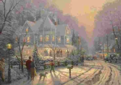 Puzzle Thomas Kinkade: Uma reunião de férias