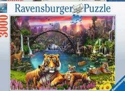 Puzzle Tigres no paraíso