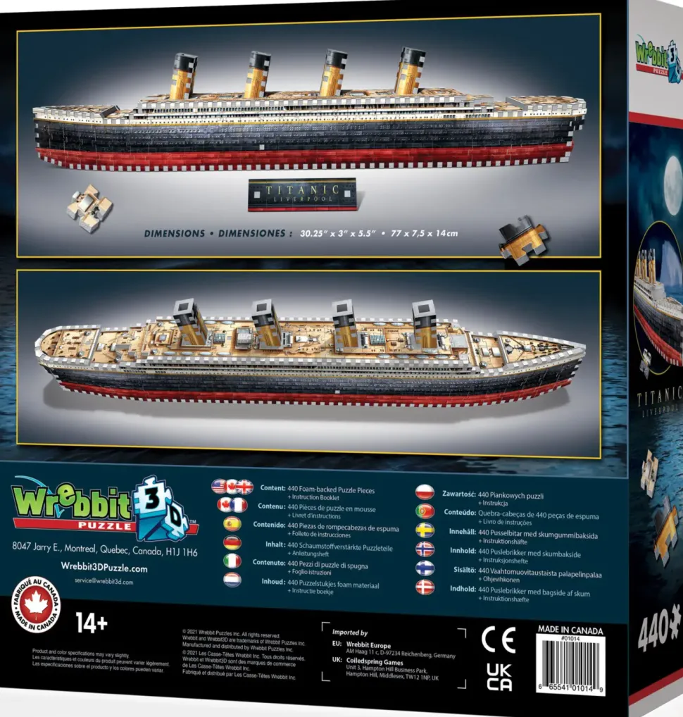 Puzzle Titanic 440 peças