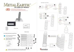 Puzzle Torre de Pisa metal 3D