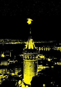 Puzzle Torre Gálata neon