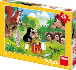 Puzzle Toupeira e café da manhã 48 peças