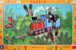 Puzzle Toupeira e locomotiva