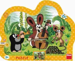 Puzzle Toupeira músico 25 peças