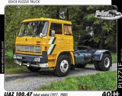 Puzzle TRUCK Liaz 100.47 taha膷 návesov (1977-1984)