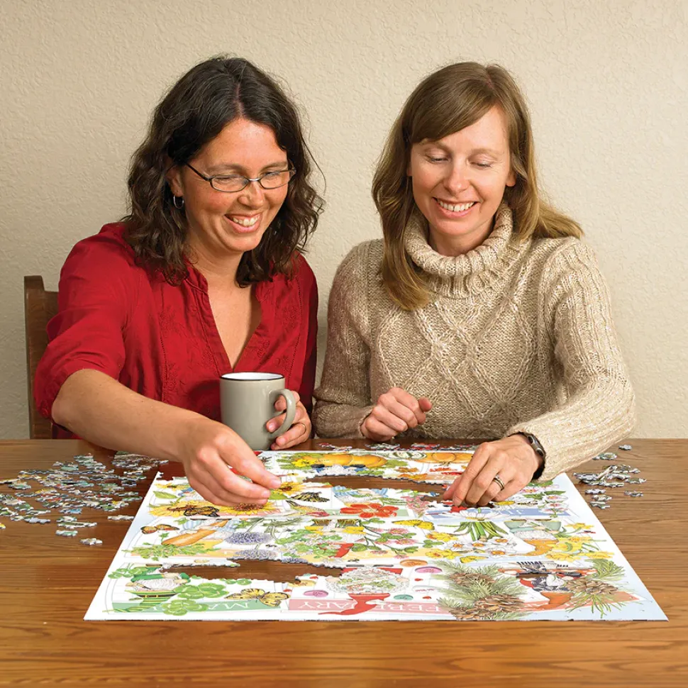 Puzzle Uma vida feliz de gnomo