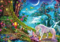 Puzzle Unicórnio e Elfo