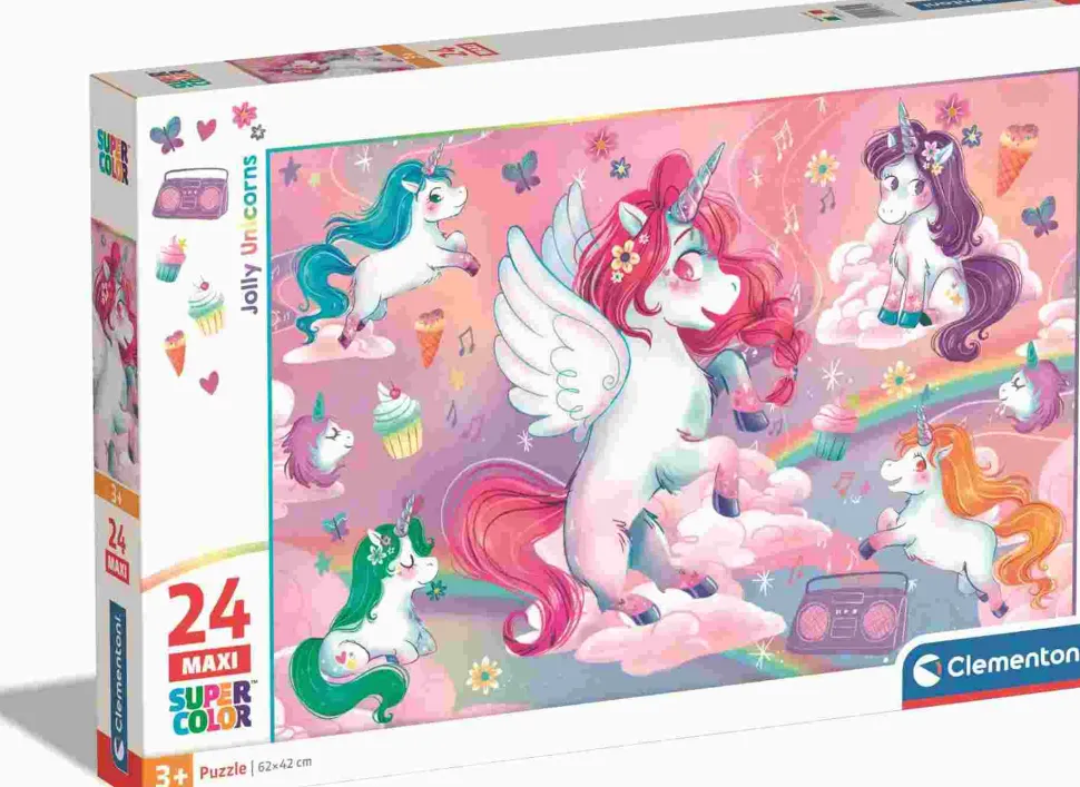 Puzzle Unicórnios alegres