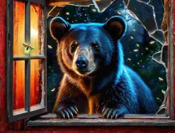 Puzzle Urso e pirilampos