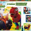 Puzzle 4v1 Aranha e os seus Incríveis Amigos Dino