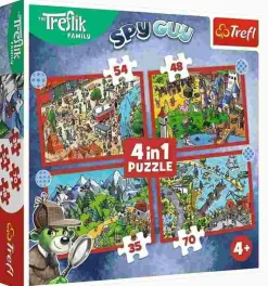 Puzzle 4v1 As viagens dos Trefliks