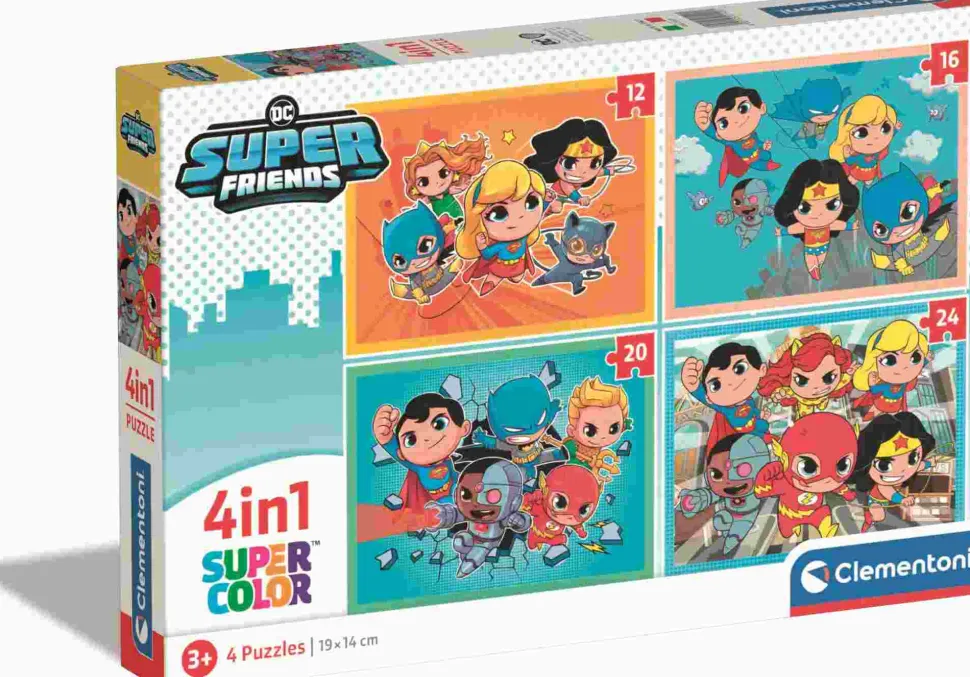 Puzzle 4v1 DC Super Amigos