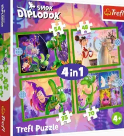 Puzzle 4v1 Hokus pokus Diplodokus
