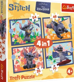 Puzzle 4v1 Lilo & Stitch: Férias no Havai