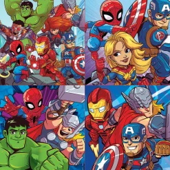 Puzzle 4v1 Marvel Super Heroe Adventures