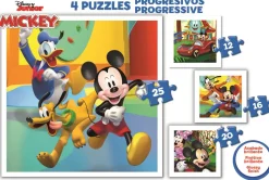 Puzzle 4v1 Mickey e seus amigos
