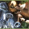 Puzzle 4v1 Os ameaçadores dinossauros do Jurassic World